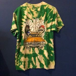 Cheech & Chong Up in Smoke Spiral Tie Due TSHIRT